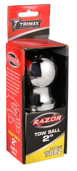 TOW BALL 2   CHROME