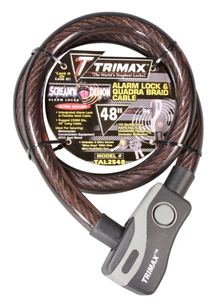 INTEGRATED KEYED CABLE LOCK 48  X25MM