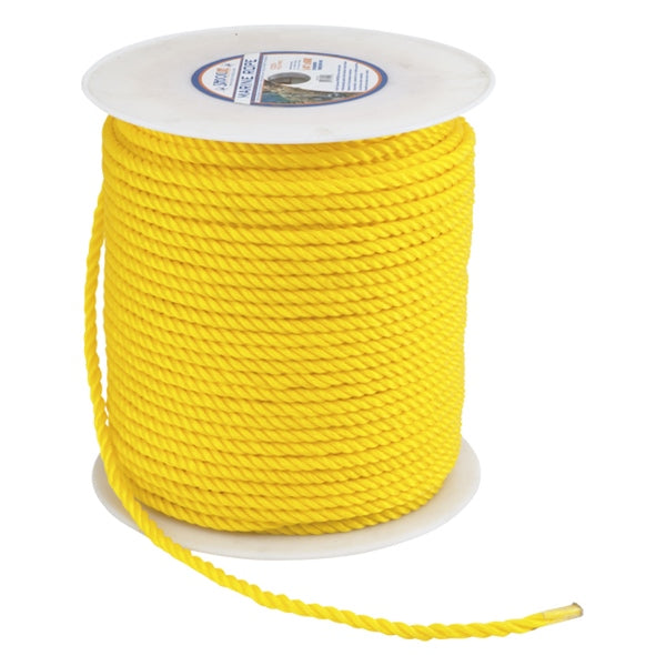 TWISTED POLY-PRO 3/8" X 600  - YELLOW