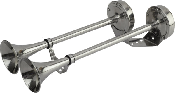 MAX BLAST STAINLESS TRUMPET HORN - TWIN