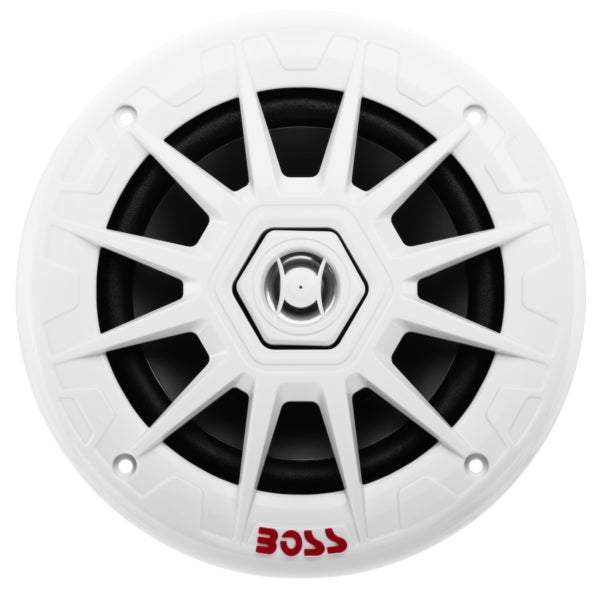 SPEAKER 6.5" W/RBG LED LIGHTS WH QTY2