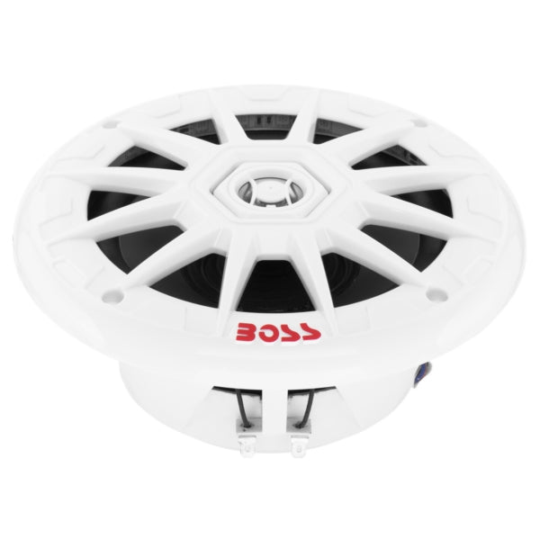SPEAKER 6.5" W/RBG LED LIGHTS WH QTY2