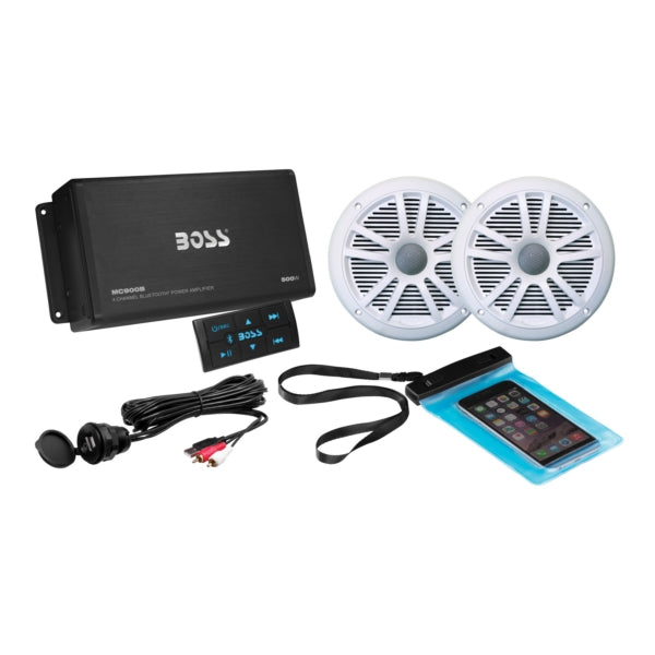 BLUETOOTH AMP 2-CHANNEL W/ 2 WH SPEAKERS