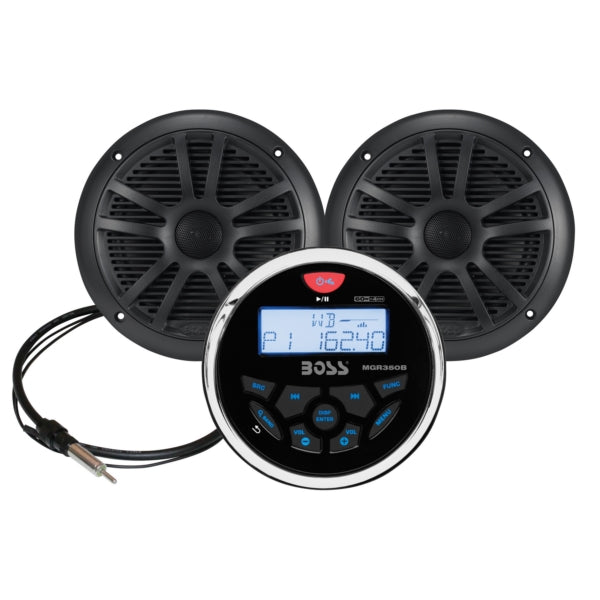 RECEIVER W/SPEAKERS BK KIT