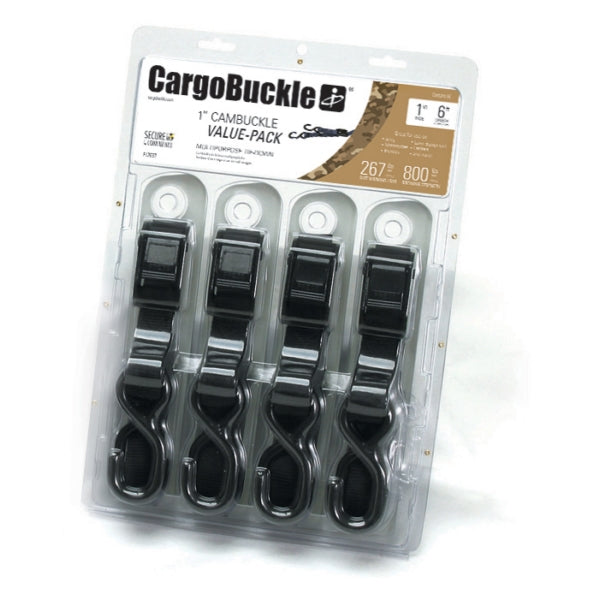 TIE-DOWN CAM BUCKLE KIT 1"X6  QTY4