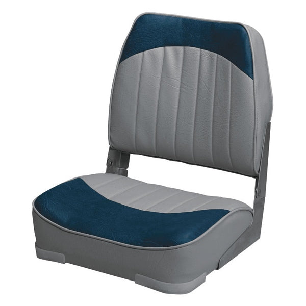 SEAT, FOLD DOWN, GRAY/NAVY