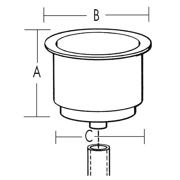 CUP HOLDER STAINLESS STEEL
