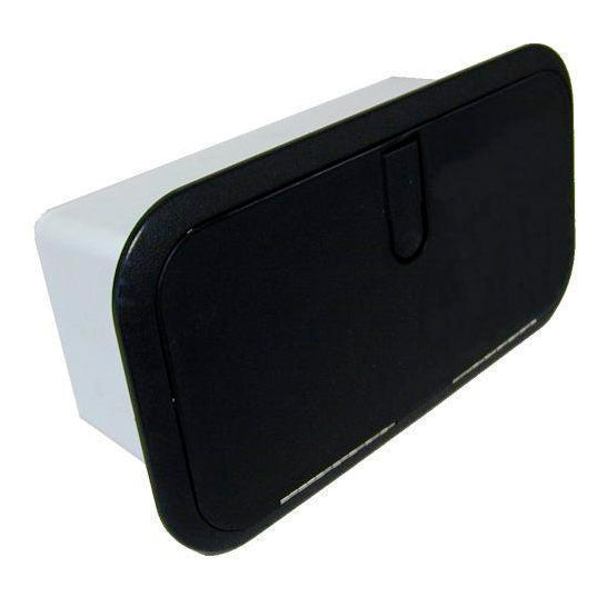 GLOVE BOX 7" X 14"  4.5" DEEP BK