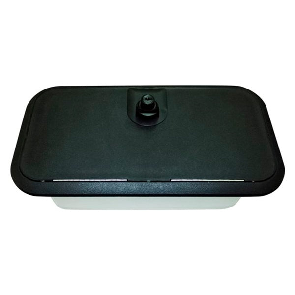 GLOVE BOX 7" X 14"  4.5" DEEP BK