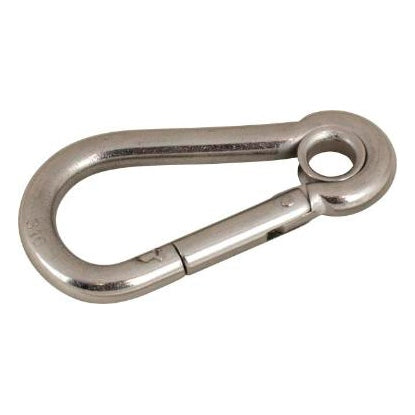 SNAP HOOK W/EYE INSERT SST 3/8"
