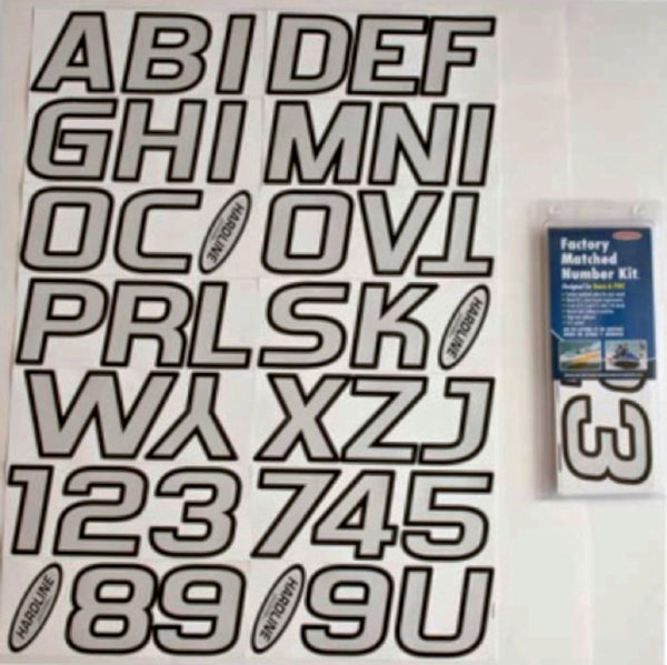 REGISTRATION NUMBER  SILVER AND BLACK