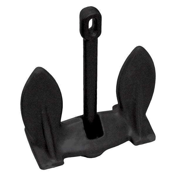 NAVY ANCHOR 10LB COATED BLACK