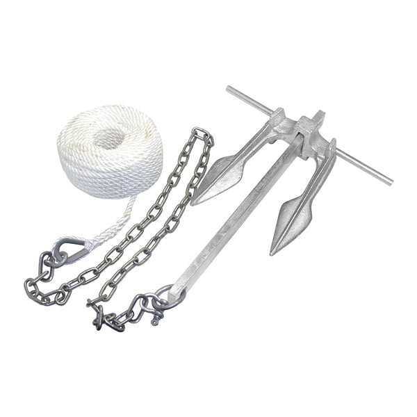 FLUKE CLAW ANCHOR #8 KIT W/50  ROPE