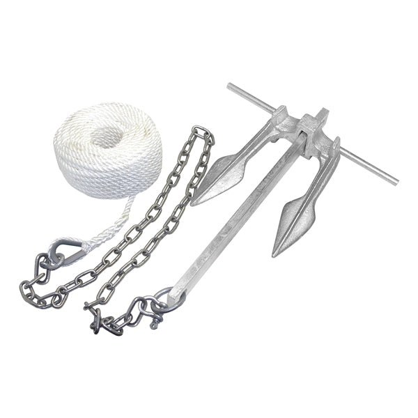FLUKE CLAW ANCHOR #8 KIT W/100  ROPE