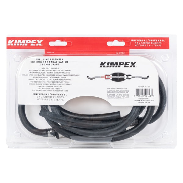 FUEL LINE UNIV 5/16" X 7  KIMPEX