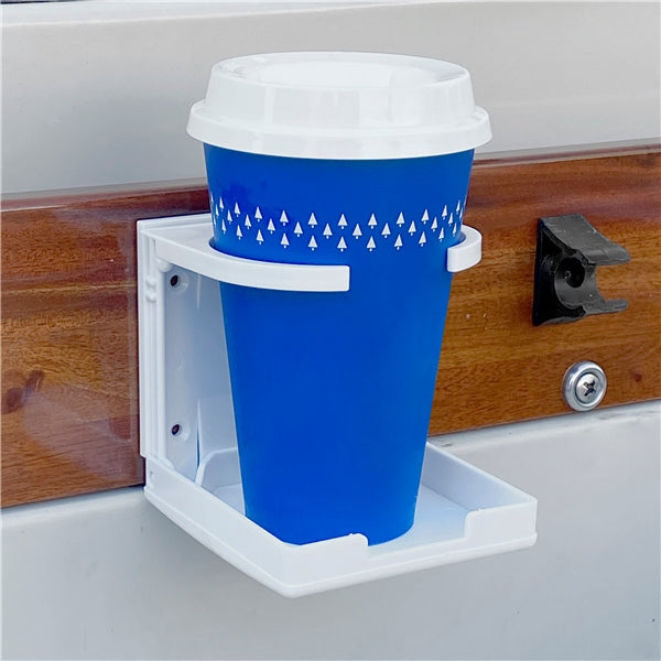 DRINK HOLDER FOLD-UP WHITE