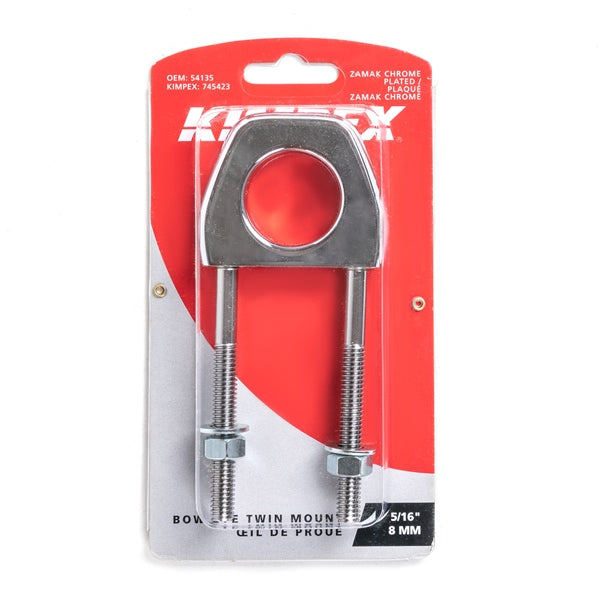 BOW EYE TWIN MT CHROME ZAMAK(ATT 3441-3)