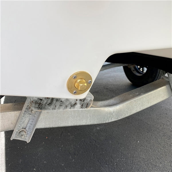 GARBOARD PLUG KIT BRASS