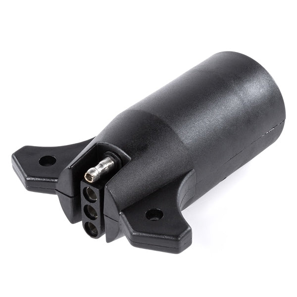TRAILER WIRE ADAPTER 7-ROUND TO 4 FLAT