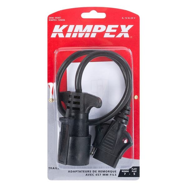 WIRE ADAPT 7-RND TO 5 FLAT 18  EXT