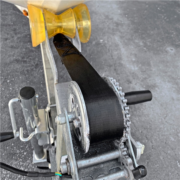 WINCH STRAP 2"X15  BK KIMPEX