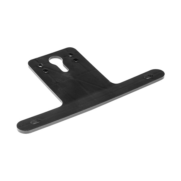 LICENSE PLATE BRACKET PLASTIC BK