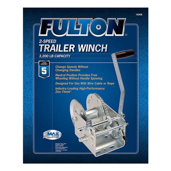 WINCH 3200 LBS 2 SPEED