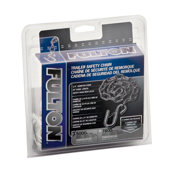SAFETY CHAIN GRADE 30 1/4"X24  W/S-HOOK