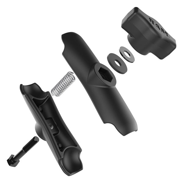 UNPKD RAM DOUBLE SOCKET ARM FOR 1IN BALL