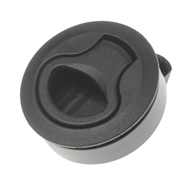 ROUND LATCH NYLON BK KIMPEX