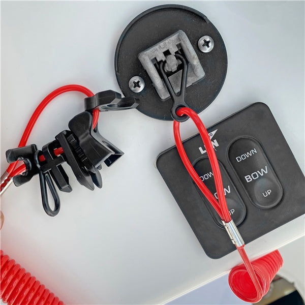 KILL SWITCH LANYARD UNIV W/7 KEYS KIMPEX