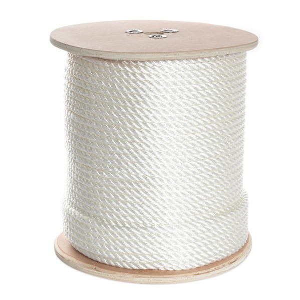 ROPE 3 STRANDS NYLON 3/8"X600  WH