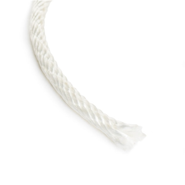 ROPE SPOOL SOLIDBRAID POLY 1/4"X1000  WH