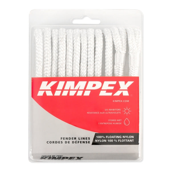 WHIP FENDER DOUBLE BRAID 1/4"X6   WH