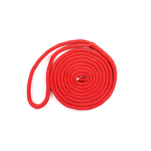 DOCK LINE 3/8"X10  BRAID MFP RED