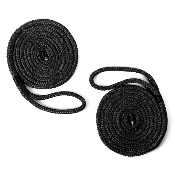 WHIP FENDER DOUBLE BRAID 3/8"X8  BK