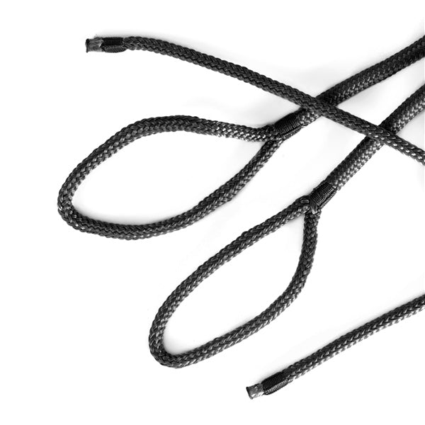 WHIP FENDER DOUBLE BRAID 3/8"X8  BK