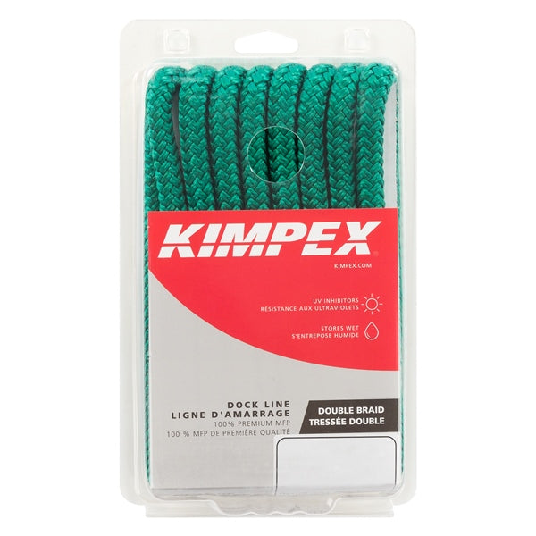 DOCK LINE 1/2"X15  BRAID MFP HUN GR