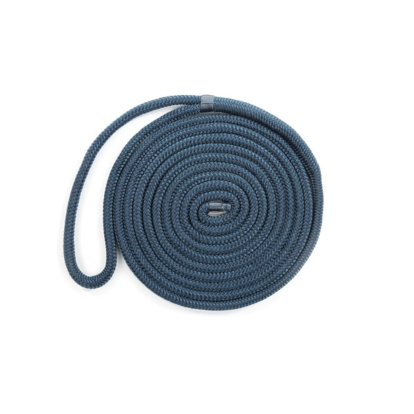 DOCK LINE 1/2"X15  BRAID MFP NAVY