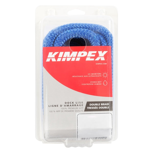 DOCK LINE 1/2"X25  BRAID MFP ROY BLUE