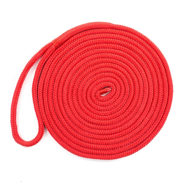 DOCK LINE 1/2"X25  BRAID MFP RED