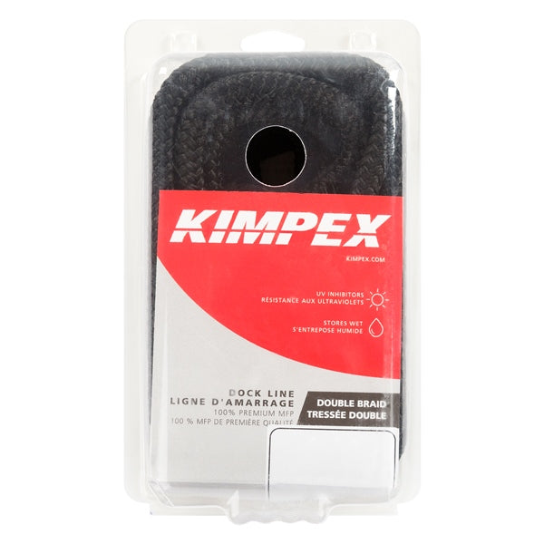 DOCK LINE 5/8"X25  BRAID MFP BK