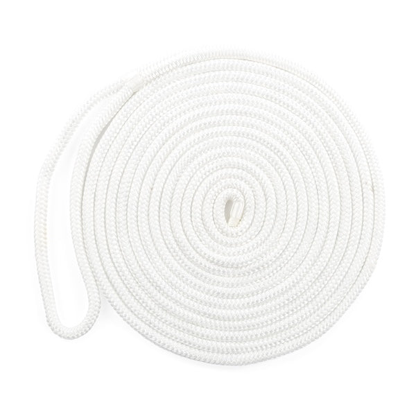 DOCK LINE 3/8"X25  BRAID MFP WH