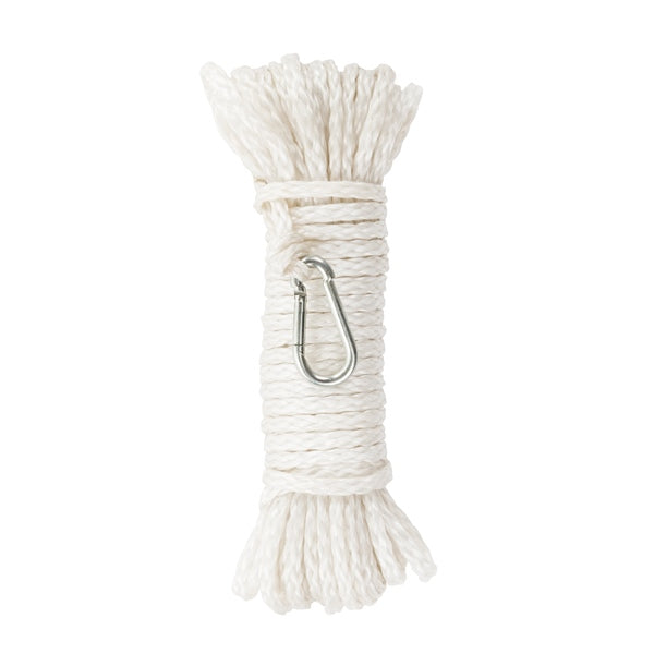 LINE ANCHOR 1/4"X50 BRAID W/RING WH