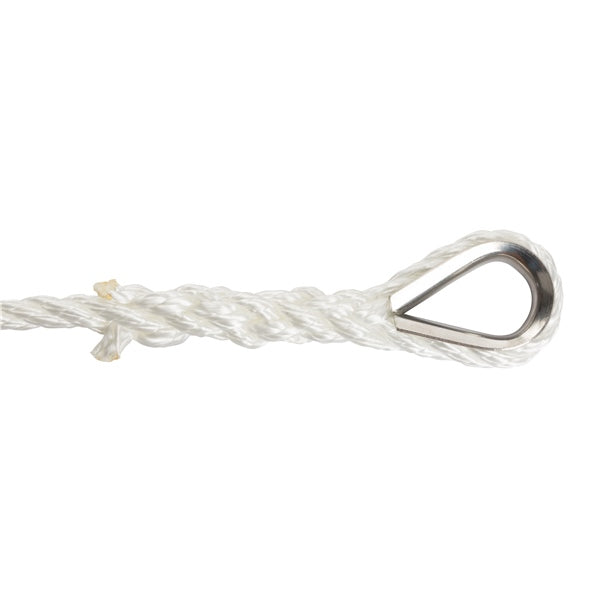 ANCHOR LINE 5/16"X50 3 STRAND TWIST WH