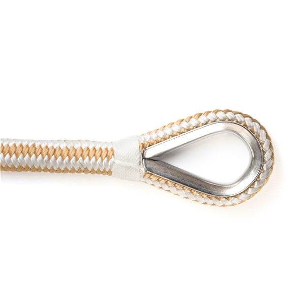 ANCHOR LINE 1/2"X150  DOUB BRAID GOL/WH