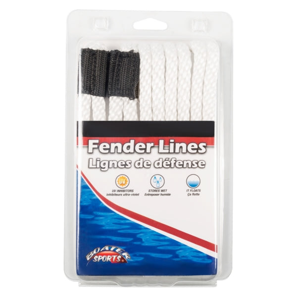 FENDER WHIP 3/8"X60  BRAID POLY WH