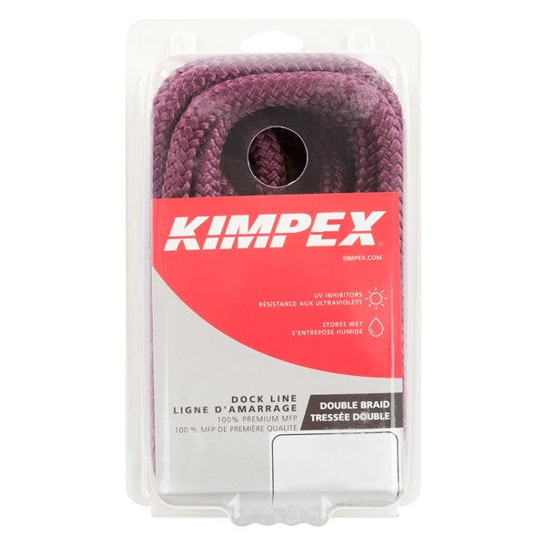 DOCK LINE 1/2"X25  BRAID MFP BY RED