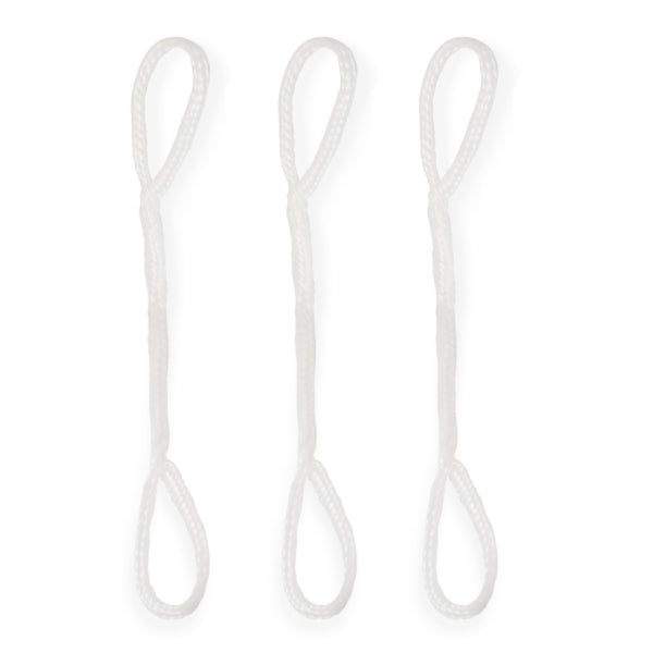 FENDER ROPE 1/4"X18" QTY3 WH