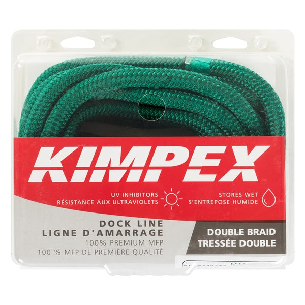 DOCK LINE 1/2"X30  BRAID MFP HUN GR